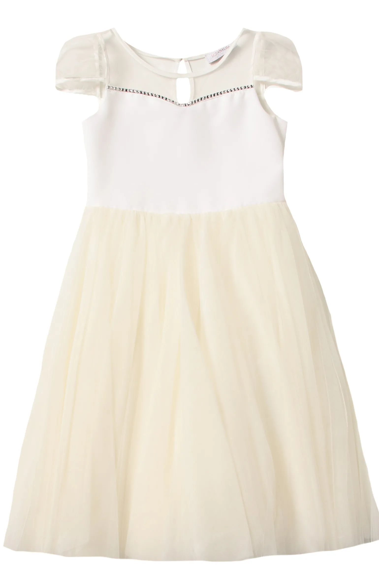 Abito con tulle cuore
