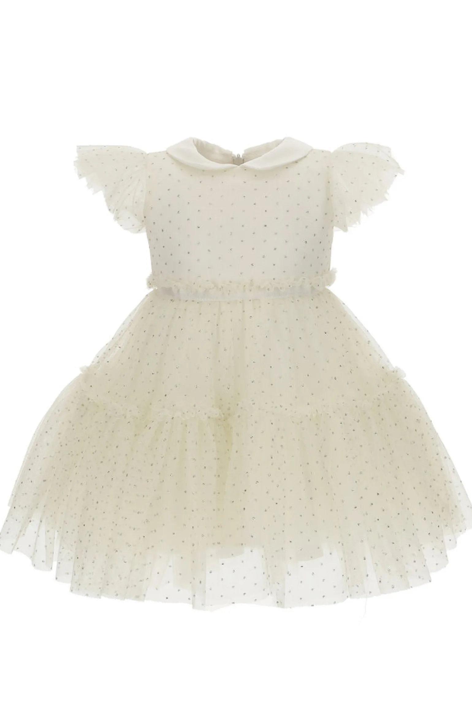 Abito con tulle e glitter
