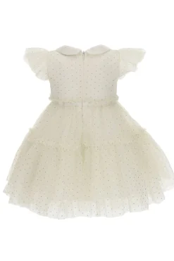 Abito con tulle e glitter