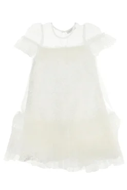 Abito con tulle e pailettes