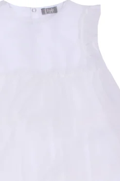 Abito con tulle in cotone