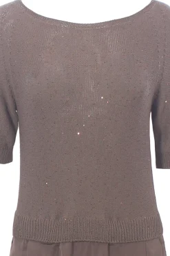 Abito doppiato con paillettes