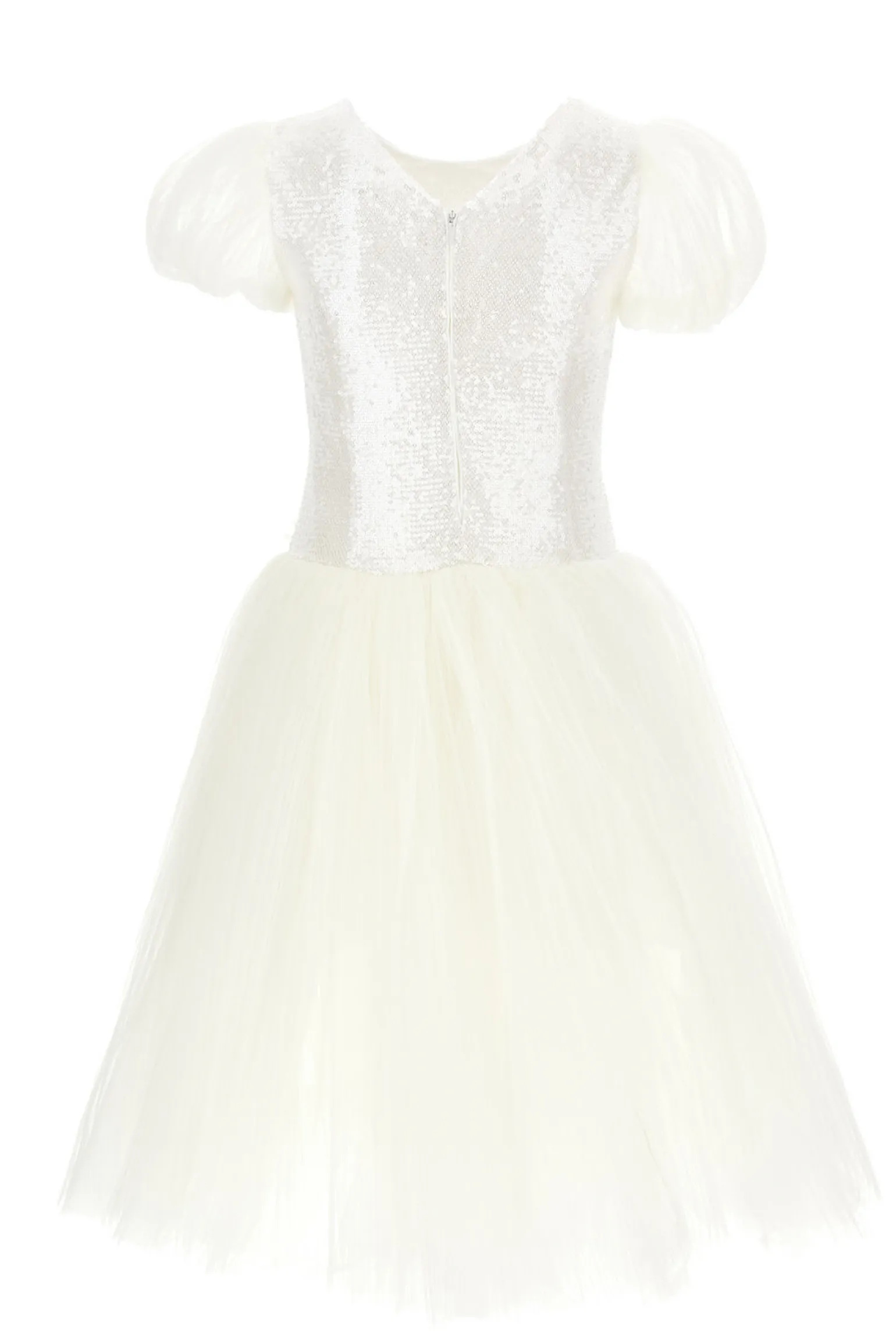 Abito in tulle con paillettes