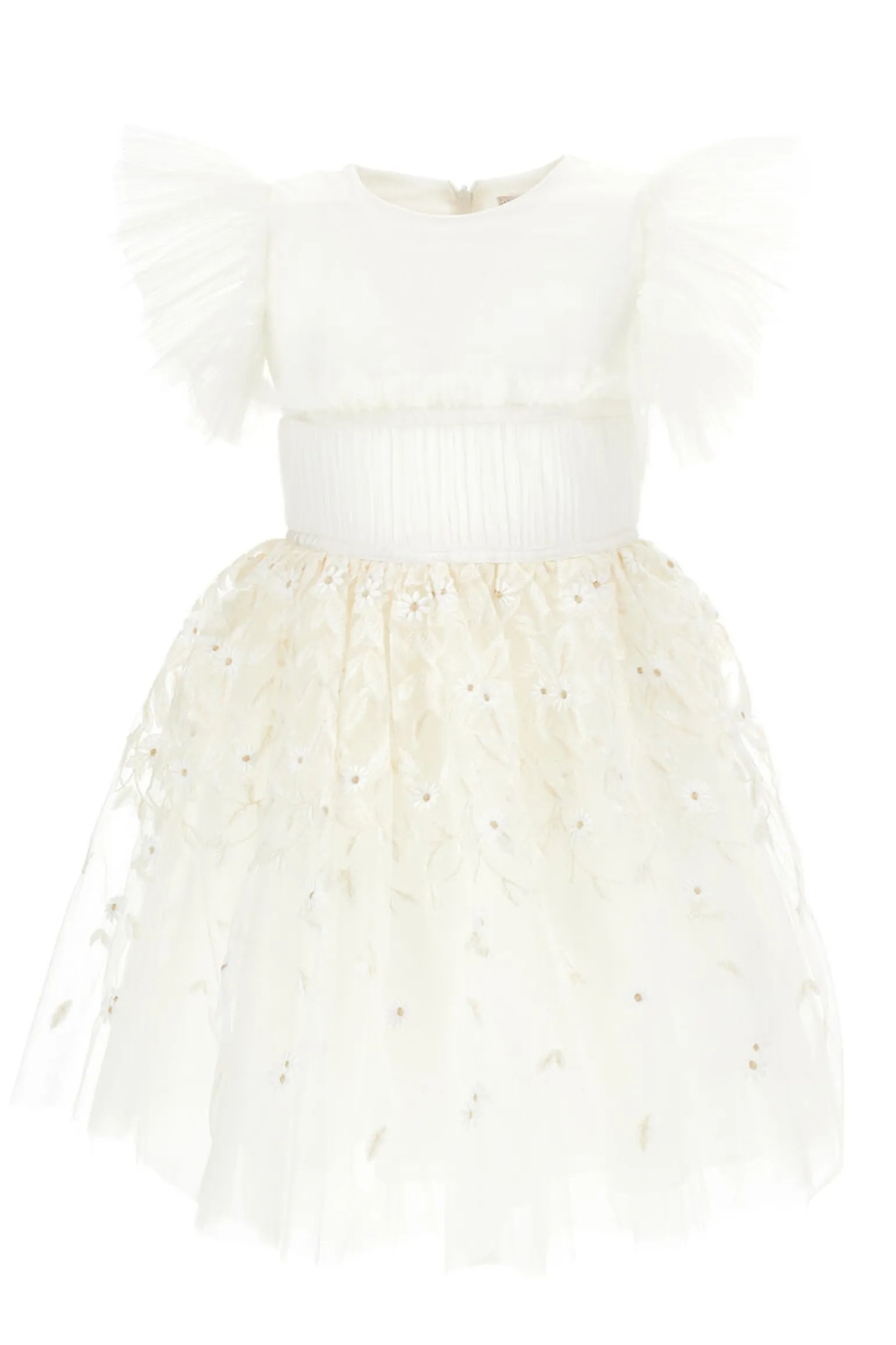 Abito in tulle con ricamo