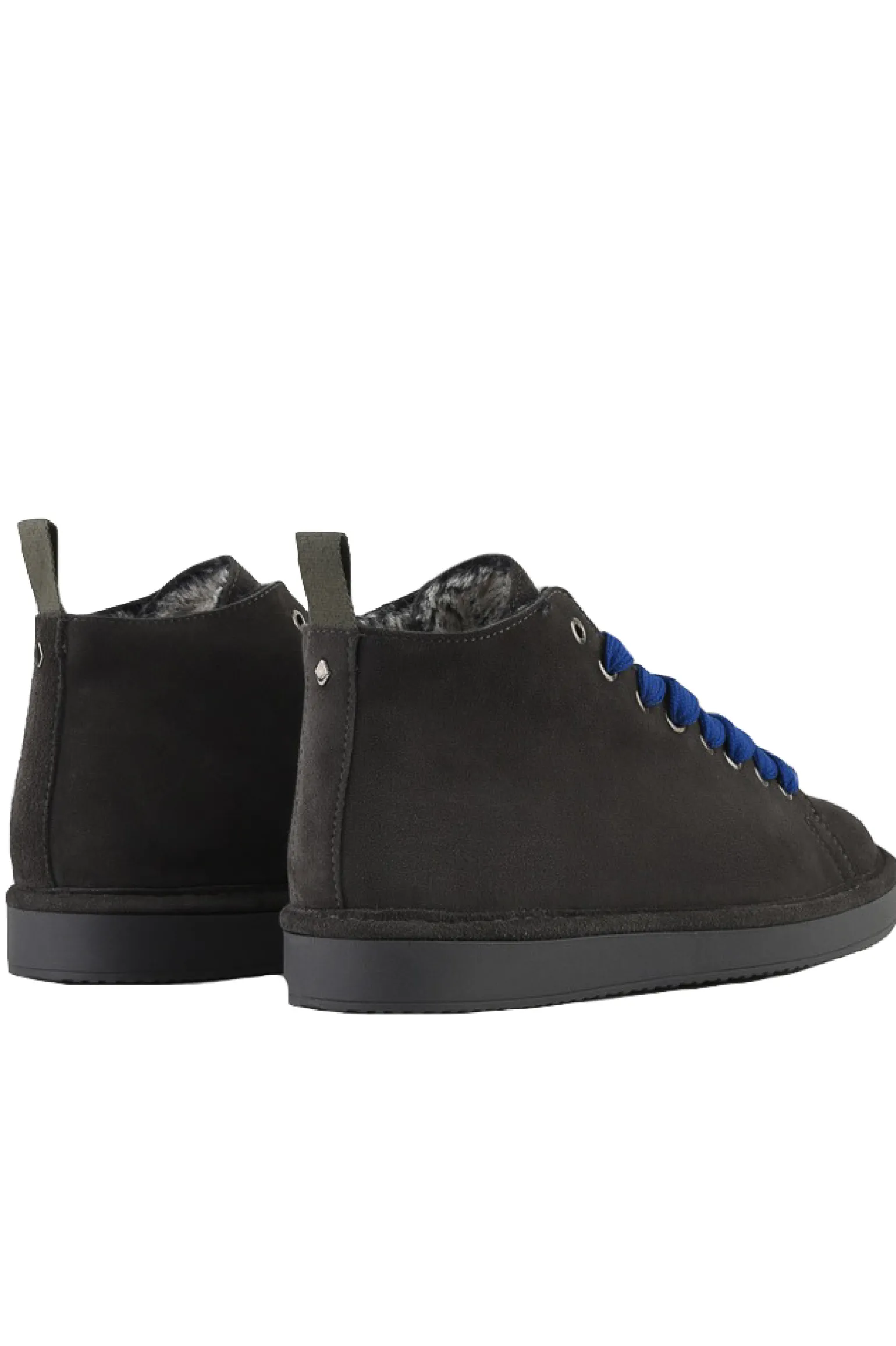 ankle boot suede faux fur lining