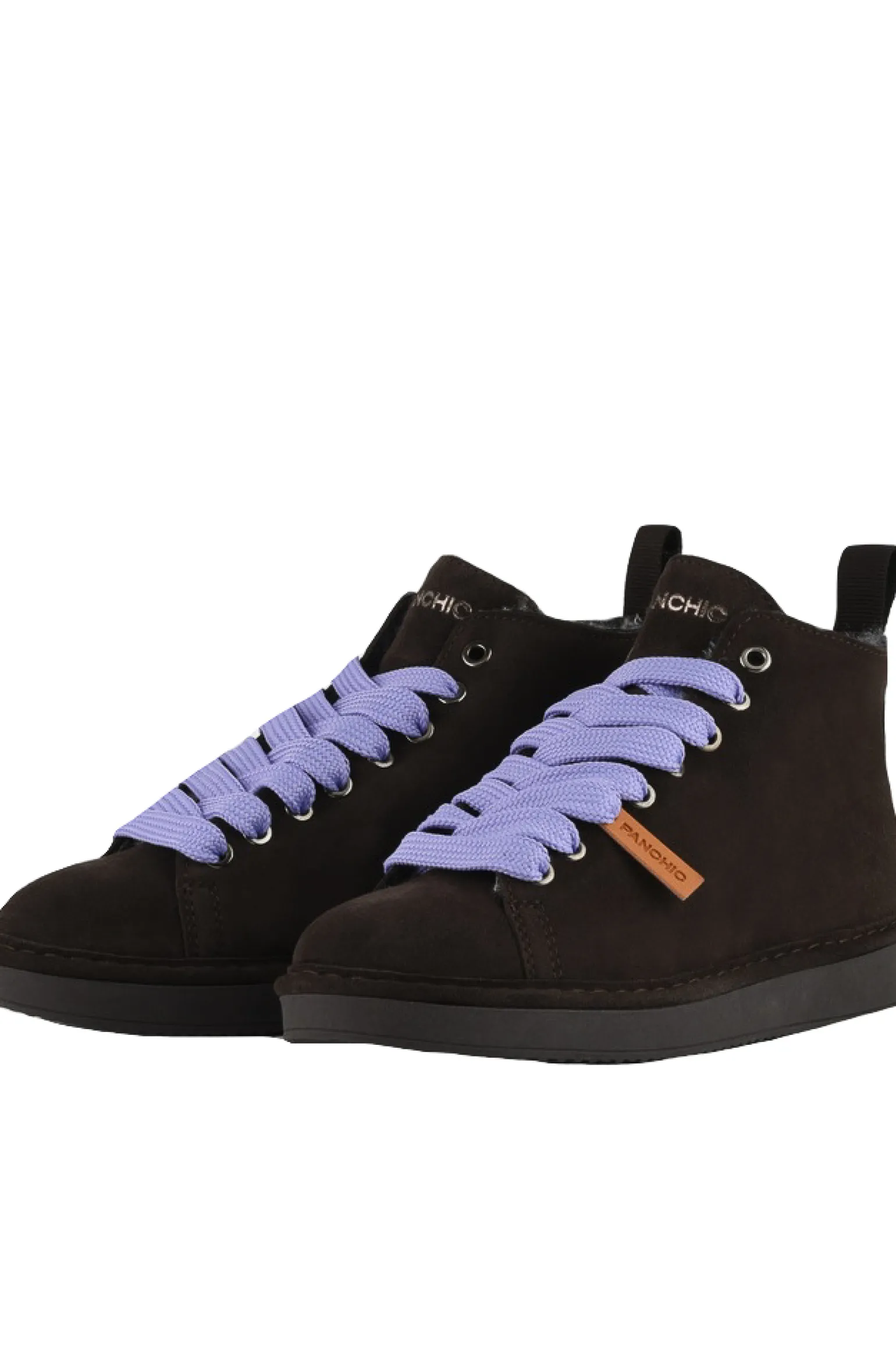 Ankle boot suede faux fur lining