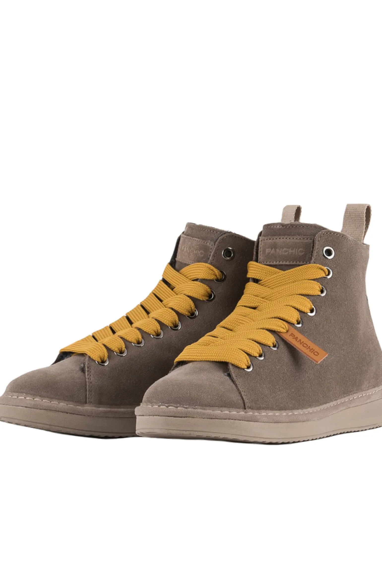 Ankle boot suede faux fur lining
