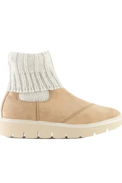 Beatle boot suede knitted socks
