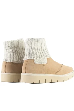 Beatle boot suede knitted socks