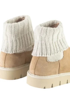 Beatle boot suede knitted socks