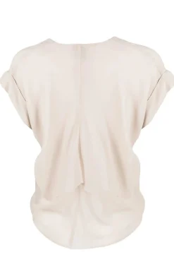 Blusa georgette doppiata
