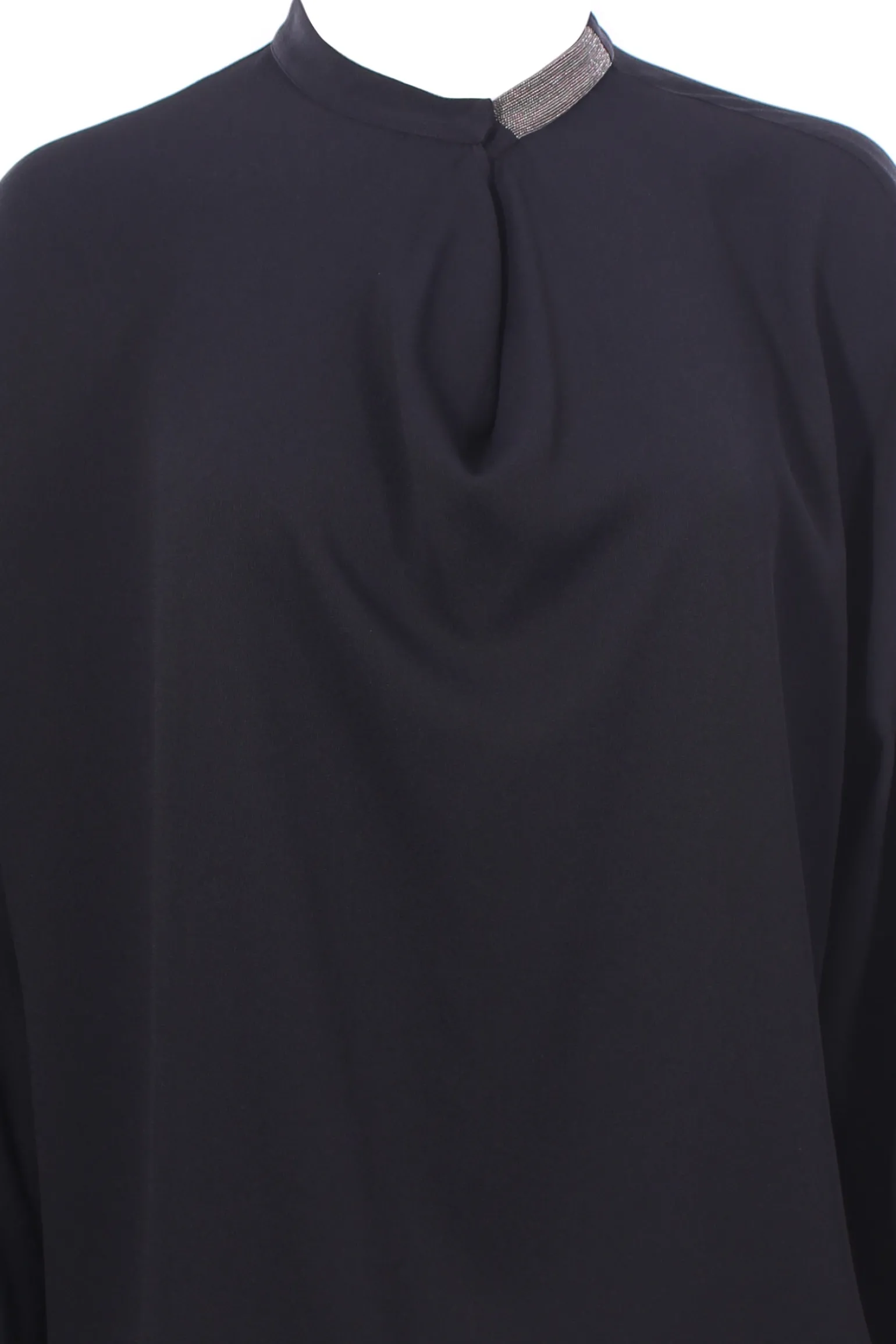 Blusa in crepe di seta