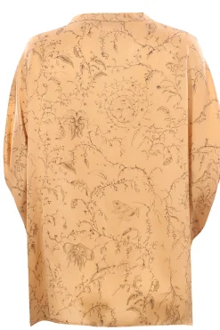 Blusa in seta stampata