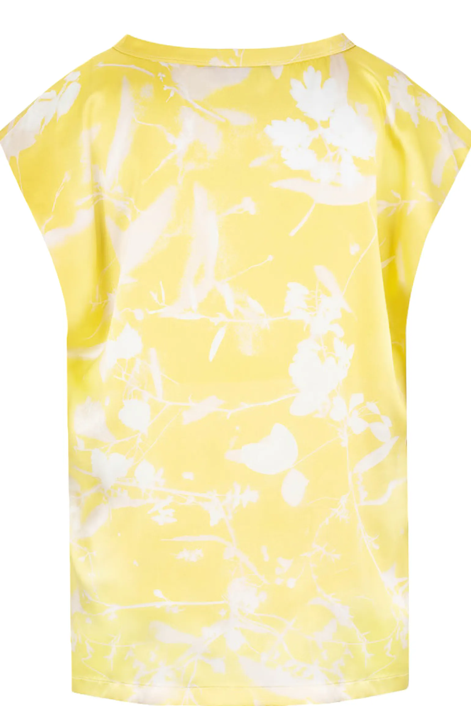 Blusa stampa tilia in seta