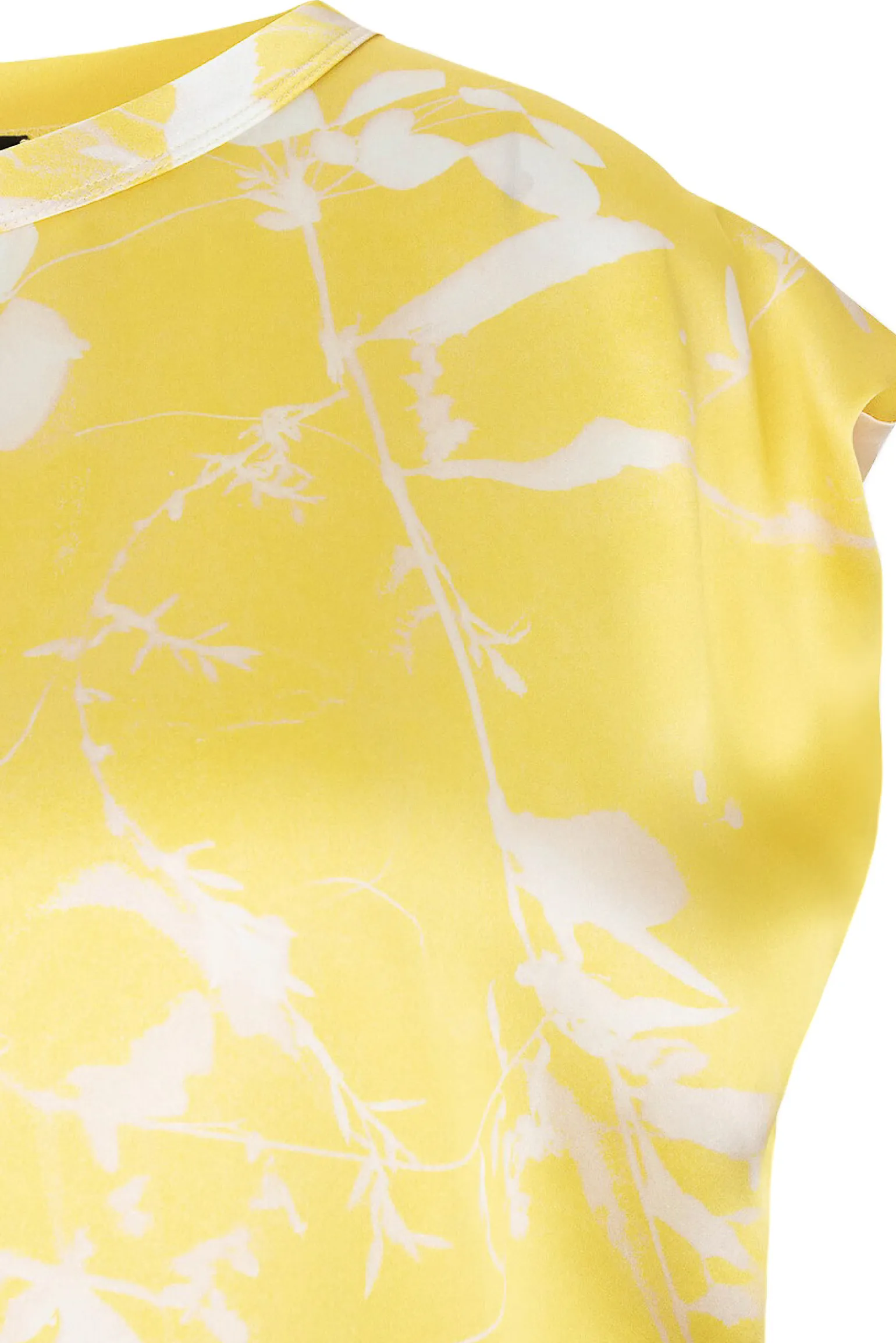 Blusa stampa tilia in seta