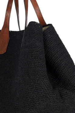Borsa a mano in rafia