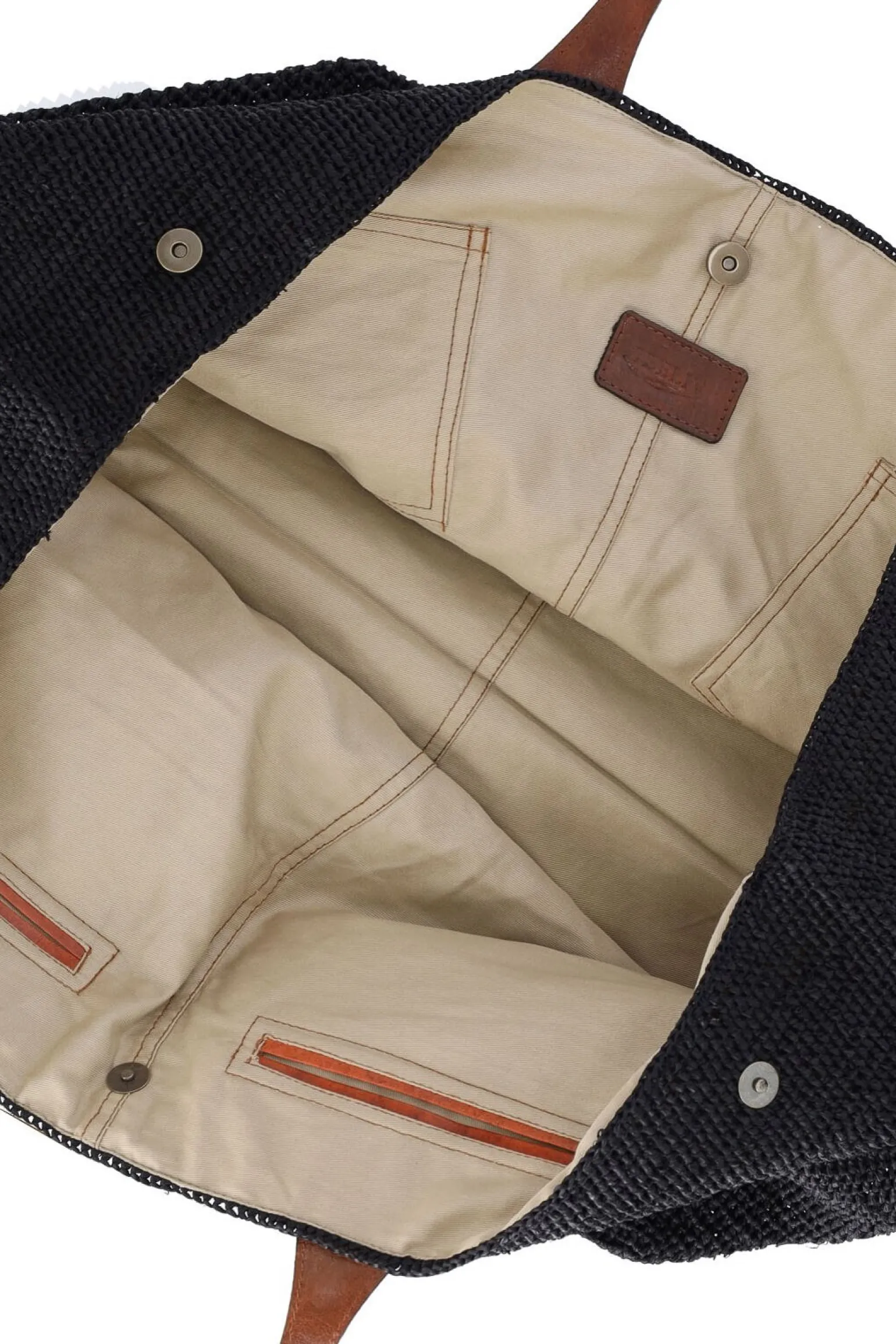 Borsa a mano in rafia