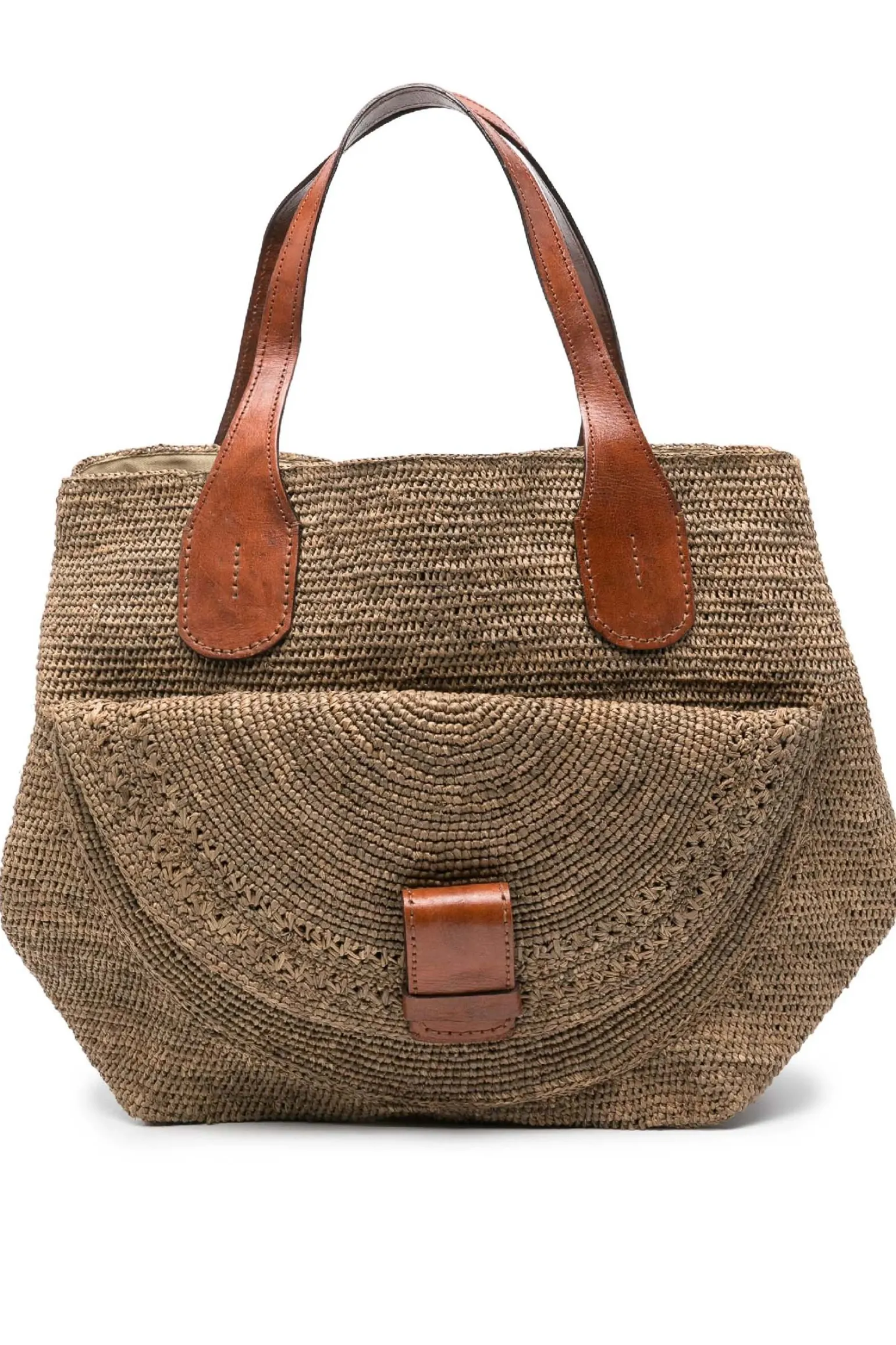 Borsa a mano in rafia