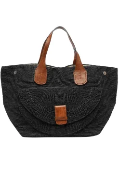 Borsa a mano in rafia