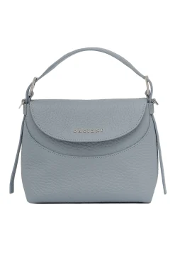 borsa nana small soft in pelle martellata con tracolla