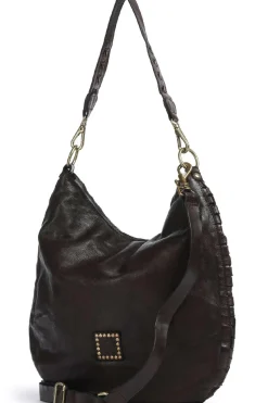 Borsa shopping edera in pelle di vacchetta intrecciata