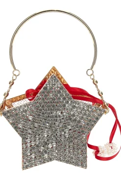 Borsa stella con strass