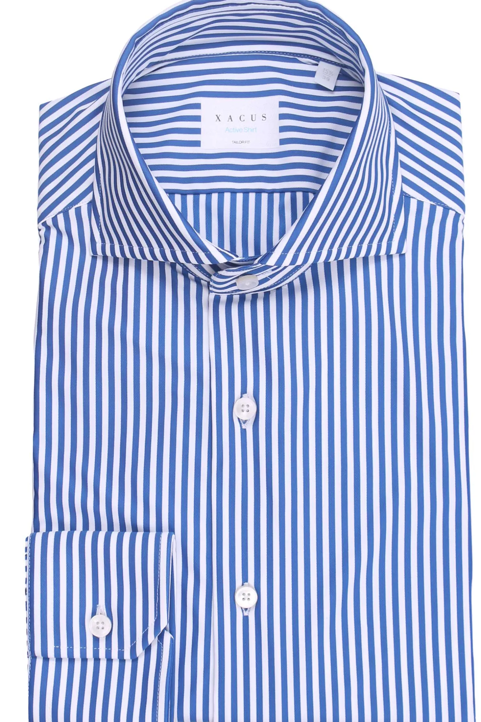 camicia active a righe in jersey tecnico