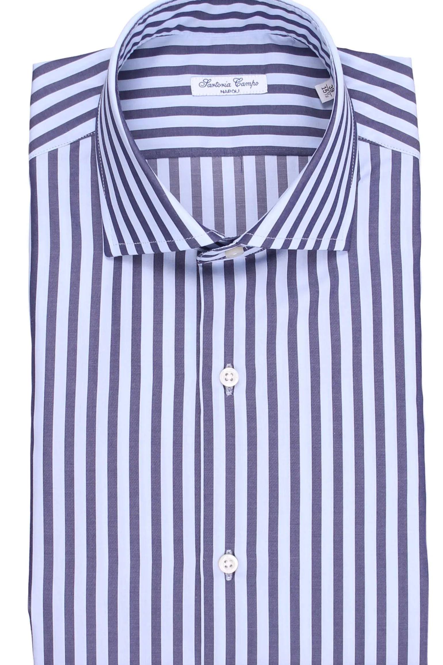Camicia a righe in cotone