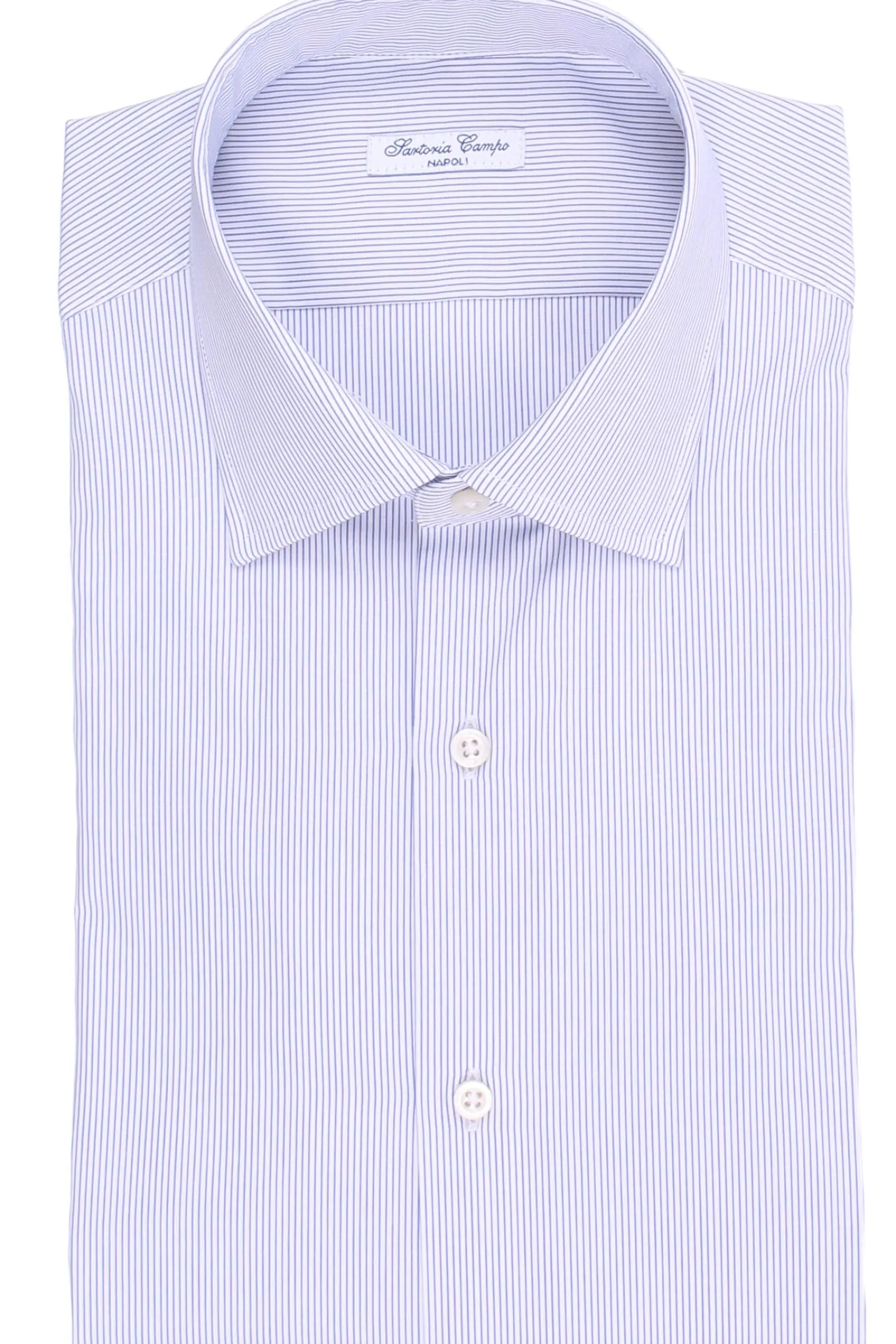 camicia a righe in cotone