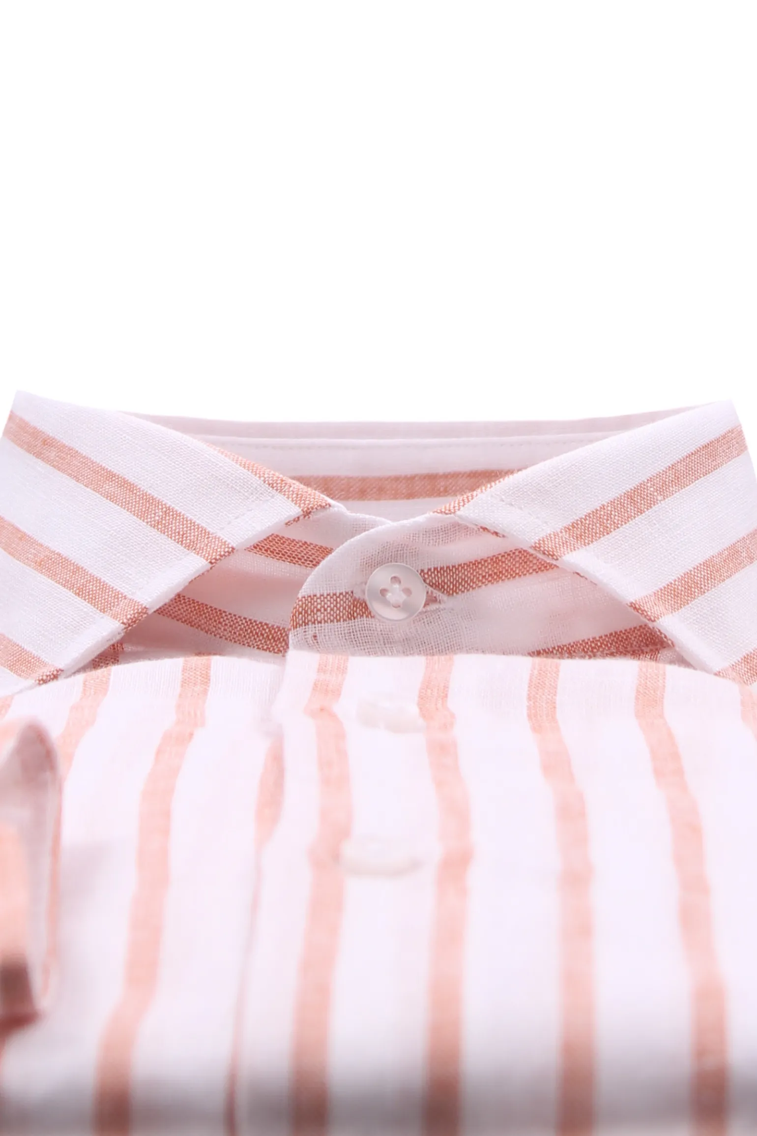camicia a righe in lino