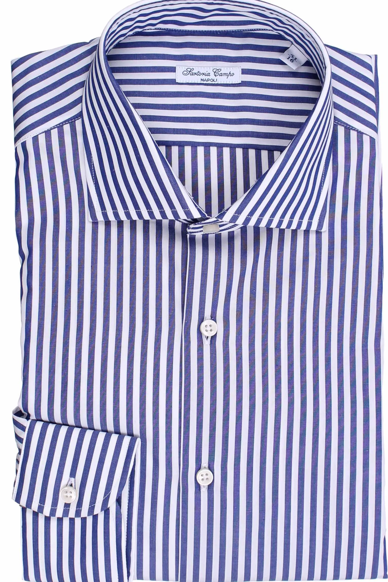 Camicia bastoncino largo in cotone
