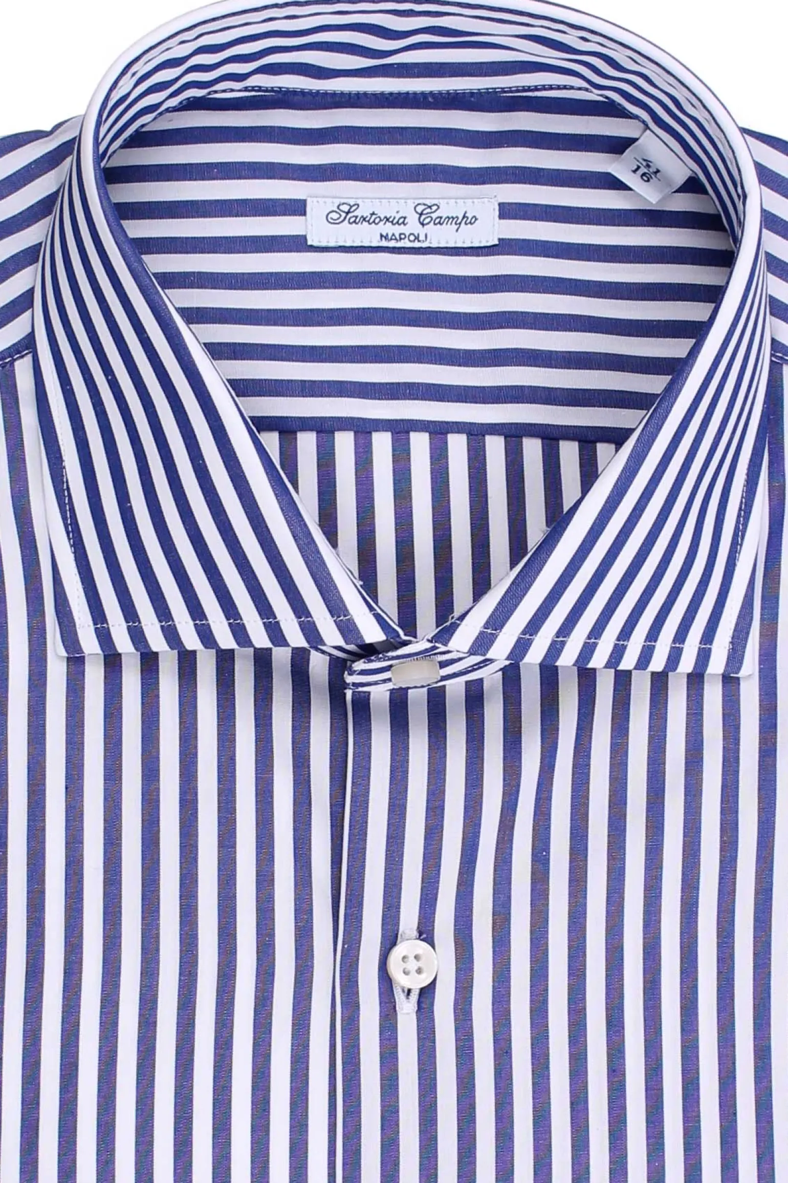 Camicia bastoncino largo in cotone