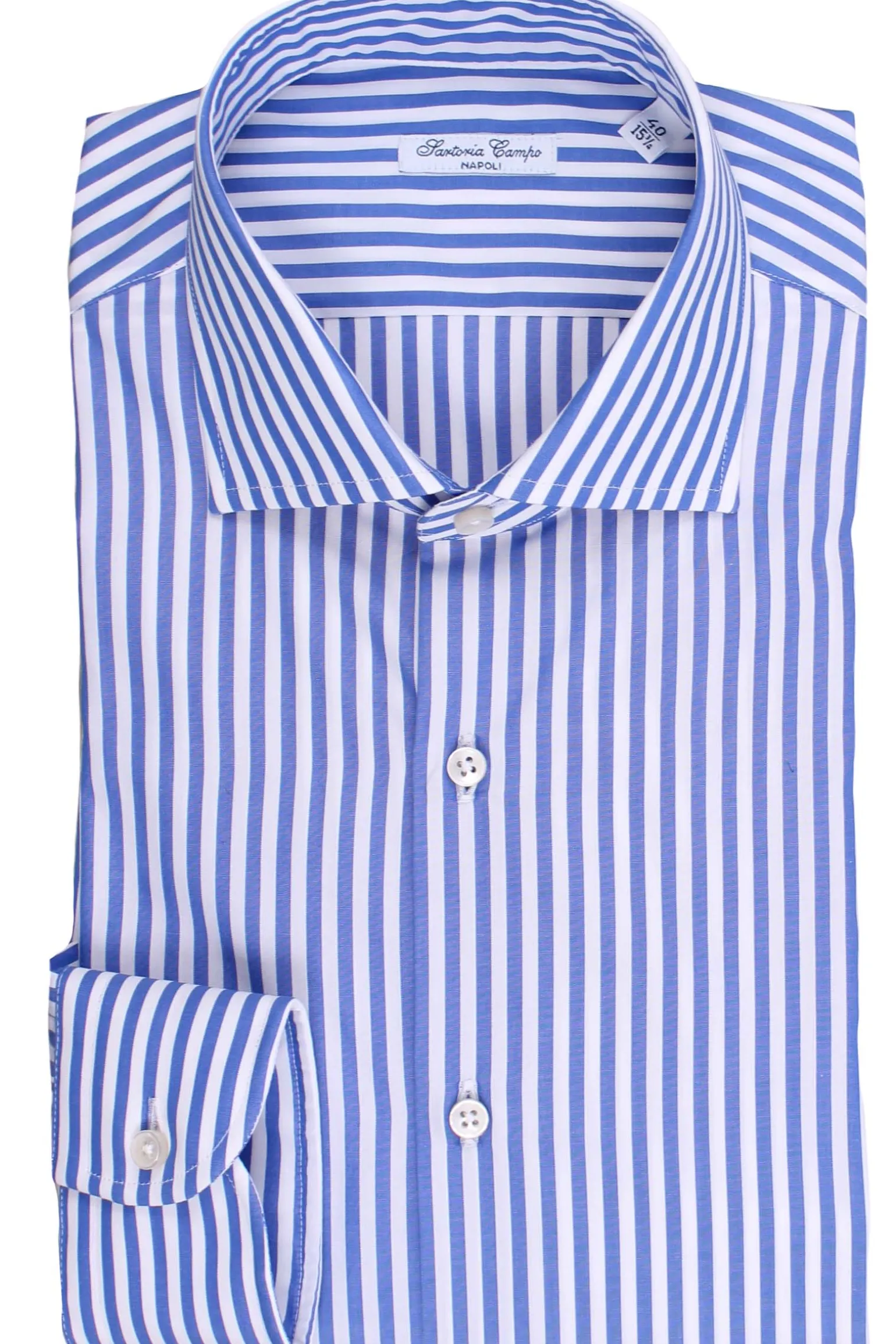 Camicia bastoncino largo in cotone