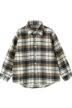 camicia check in flanella