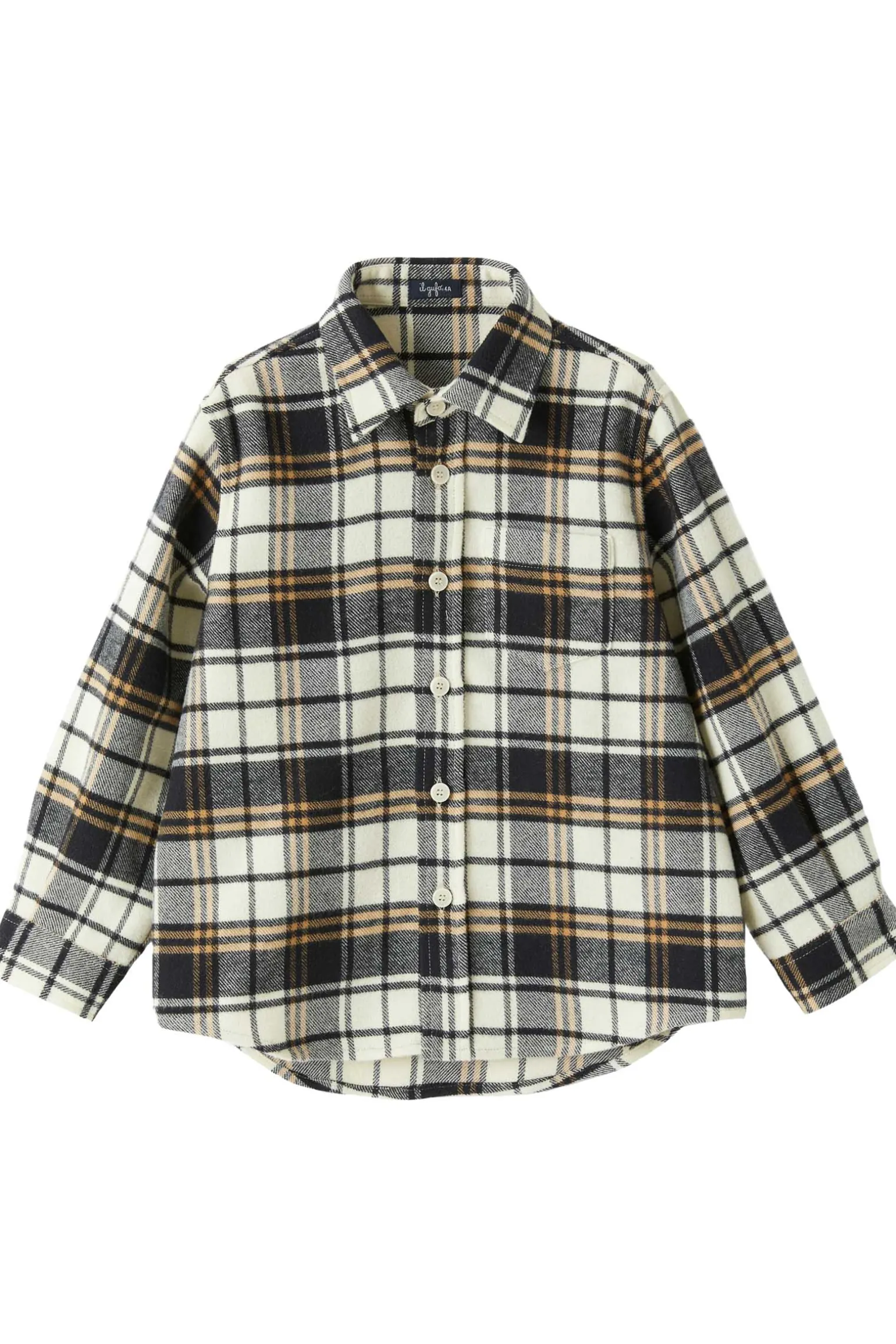 camicia check in flanella