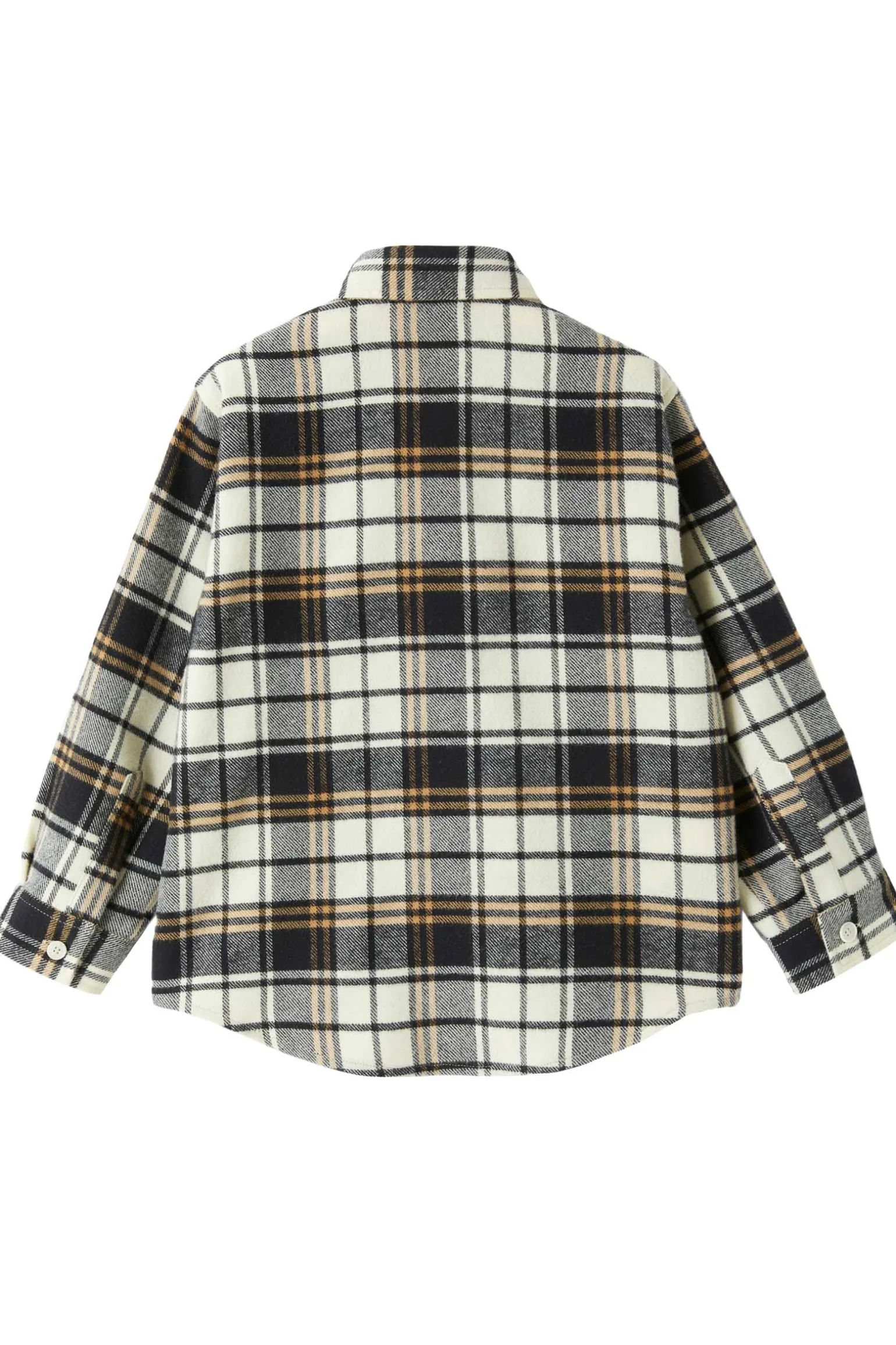 camicia check in flanella