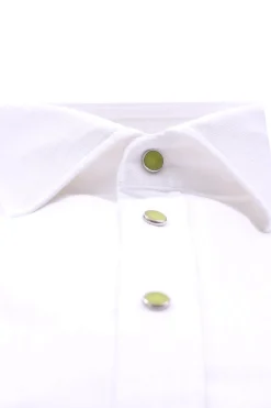 Camicia con bottoni a contrasto