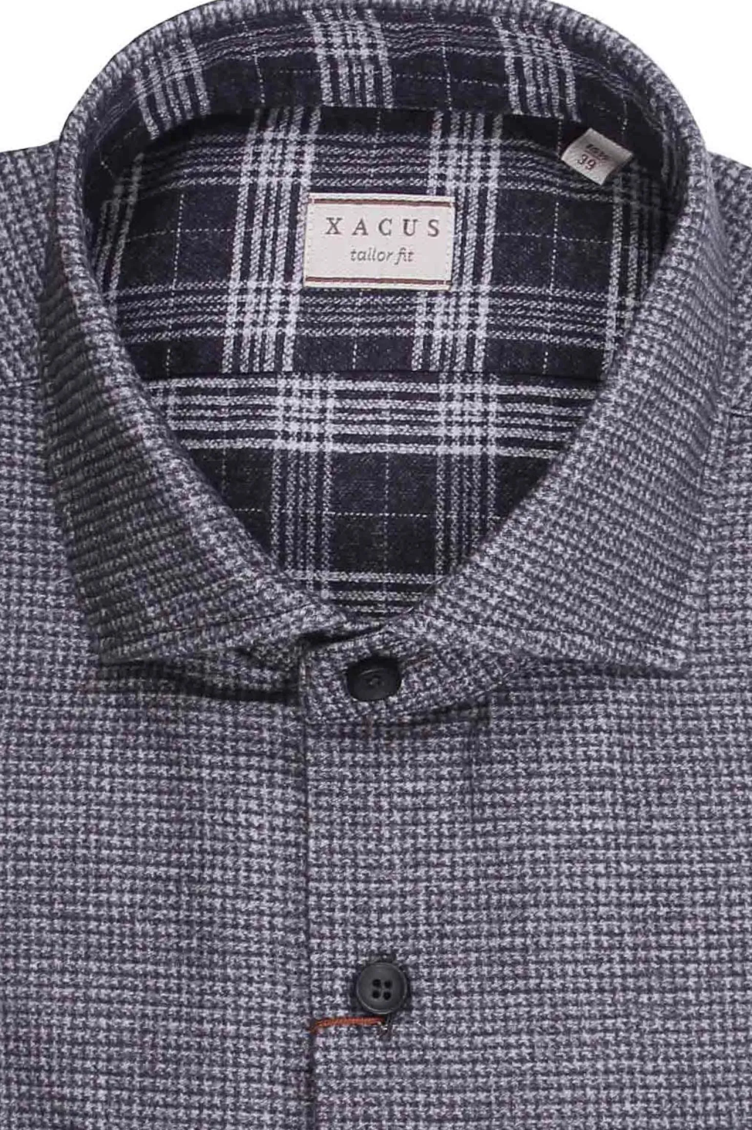 Camicia doppia stampa su fustagno di cotone