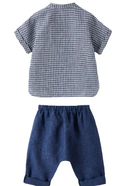 Camicia e pantalone in lino