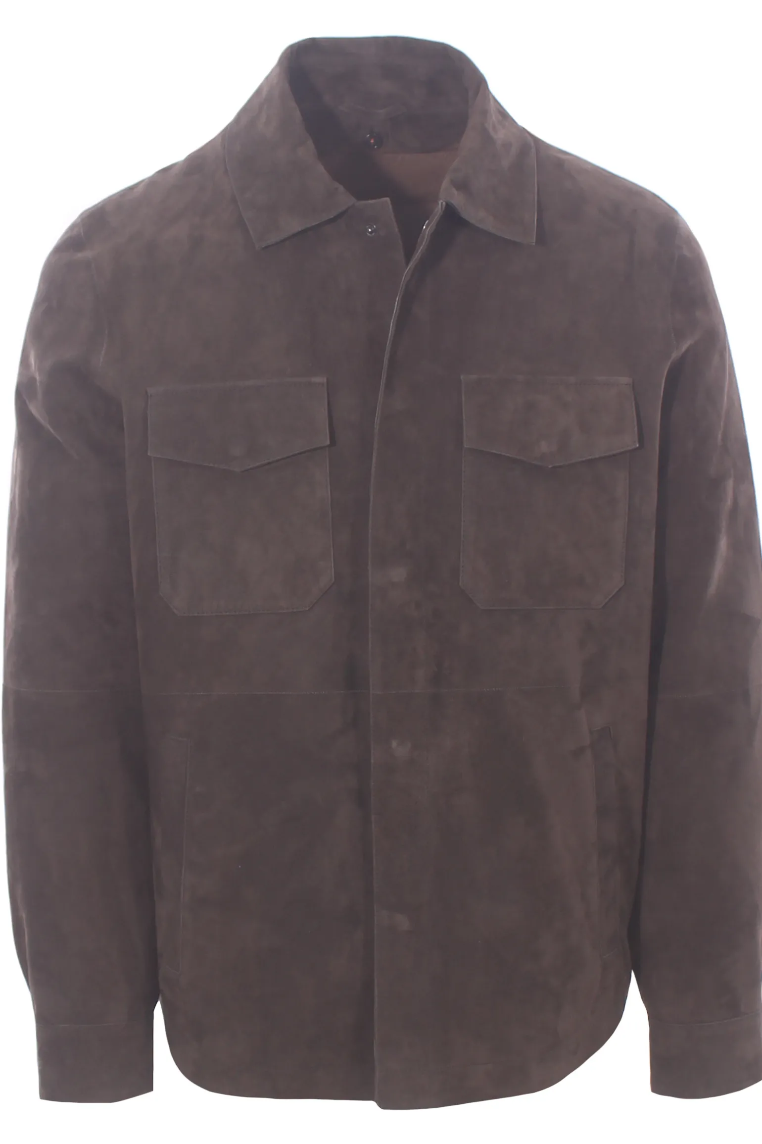 camicia four seasons in suede