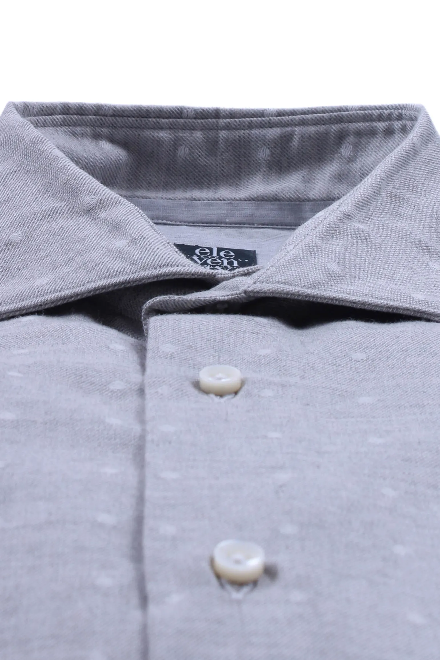 Camicia in cotone a pois