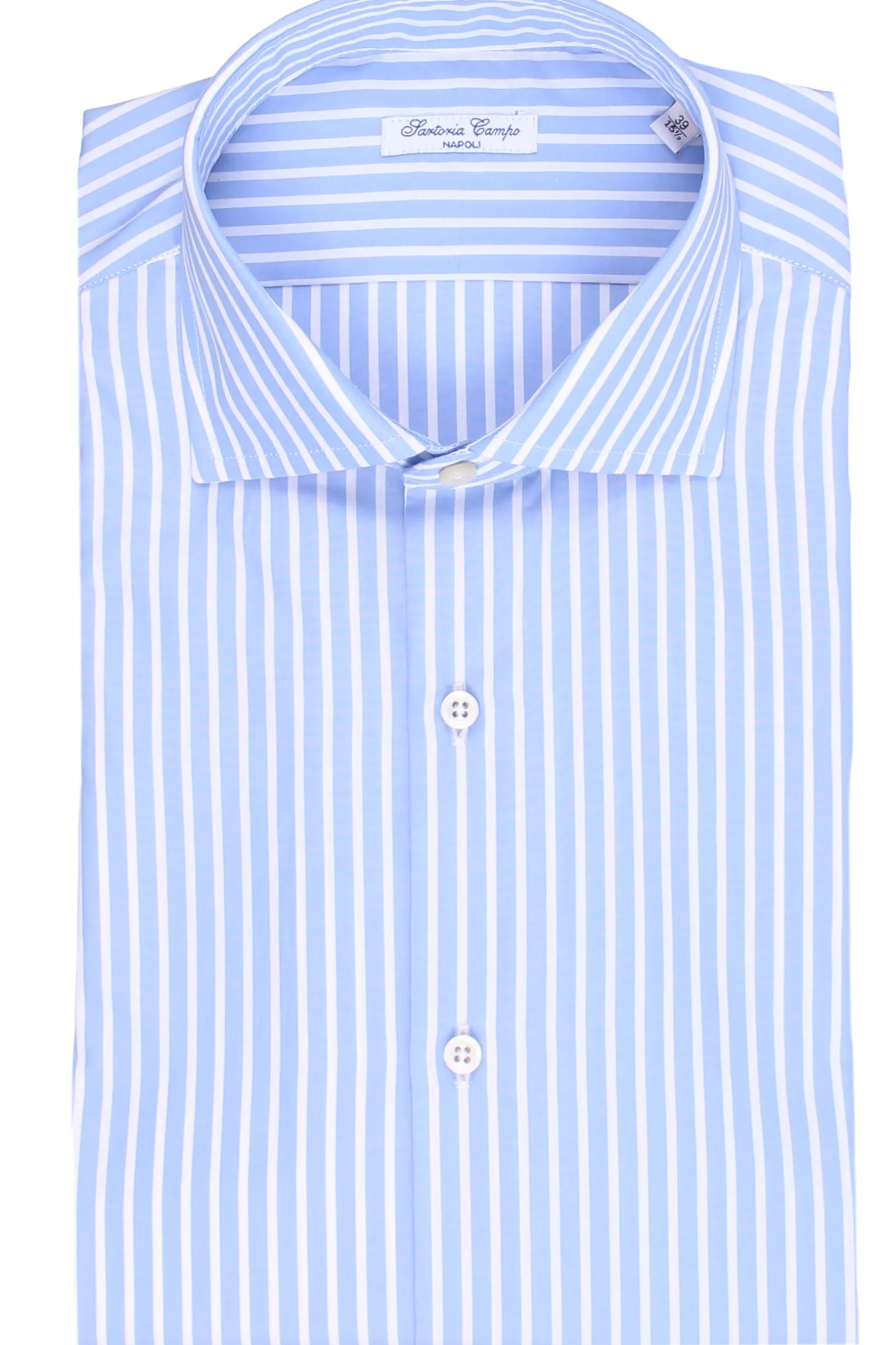camicia in cotone a righe