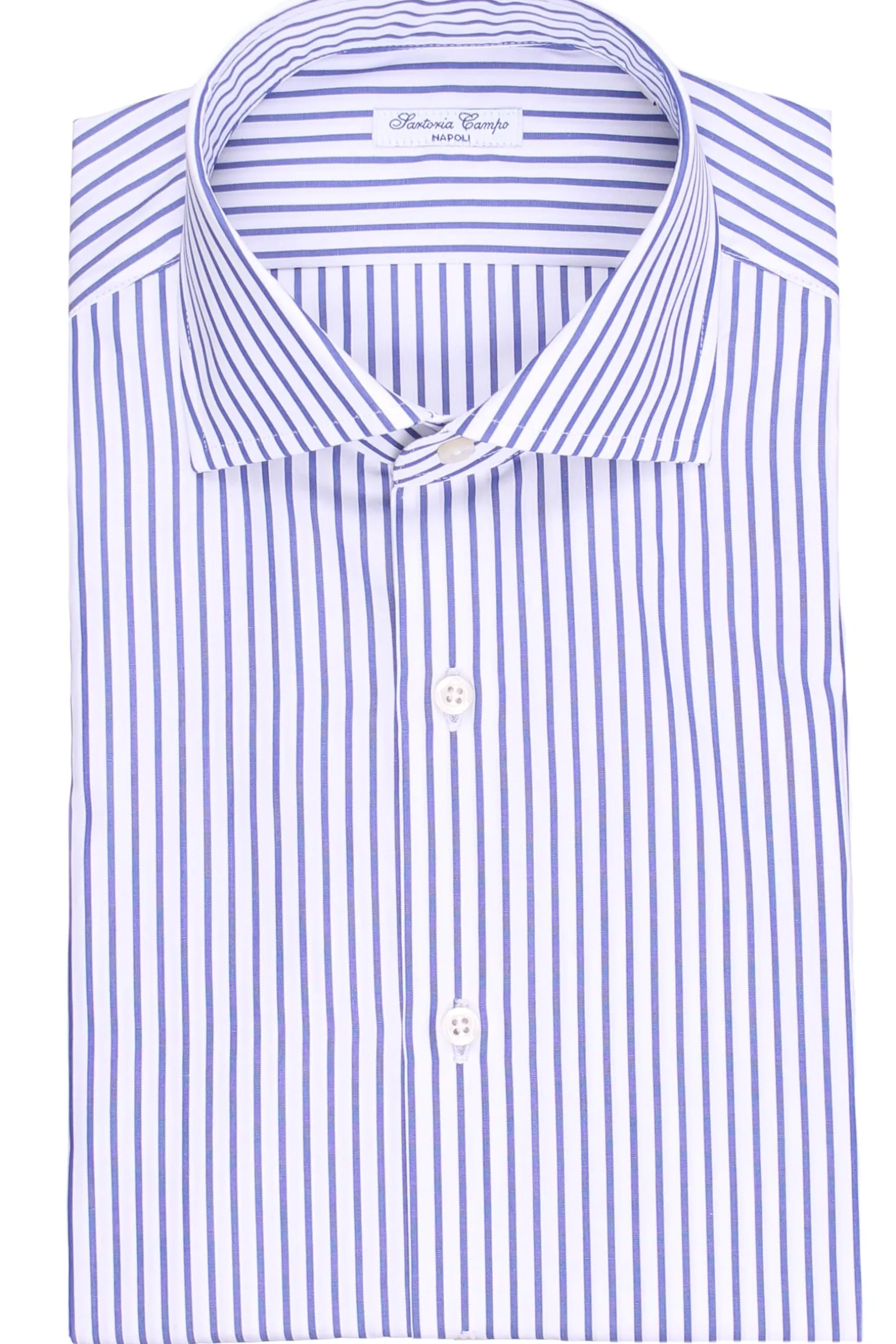 camicia in cotone a righe