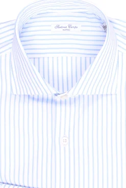 camicia in cotone a righe