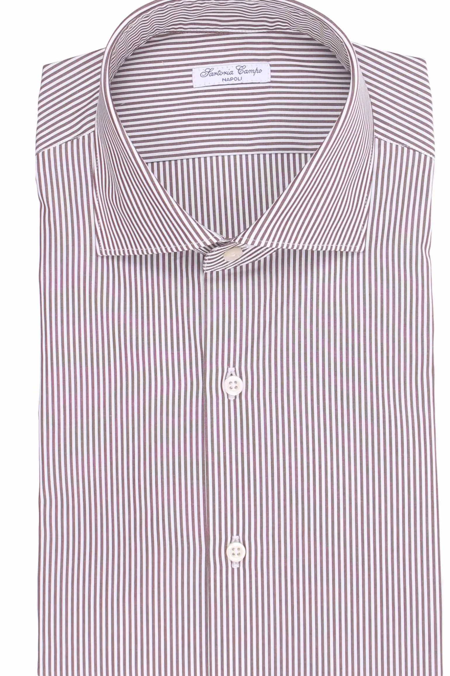 camicia in cotone a righe