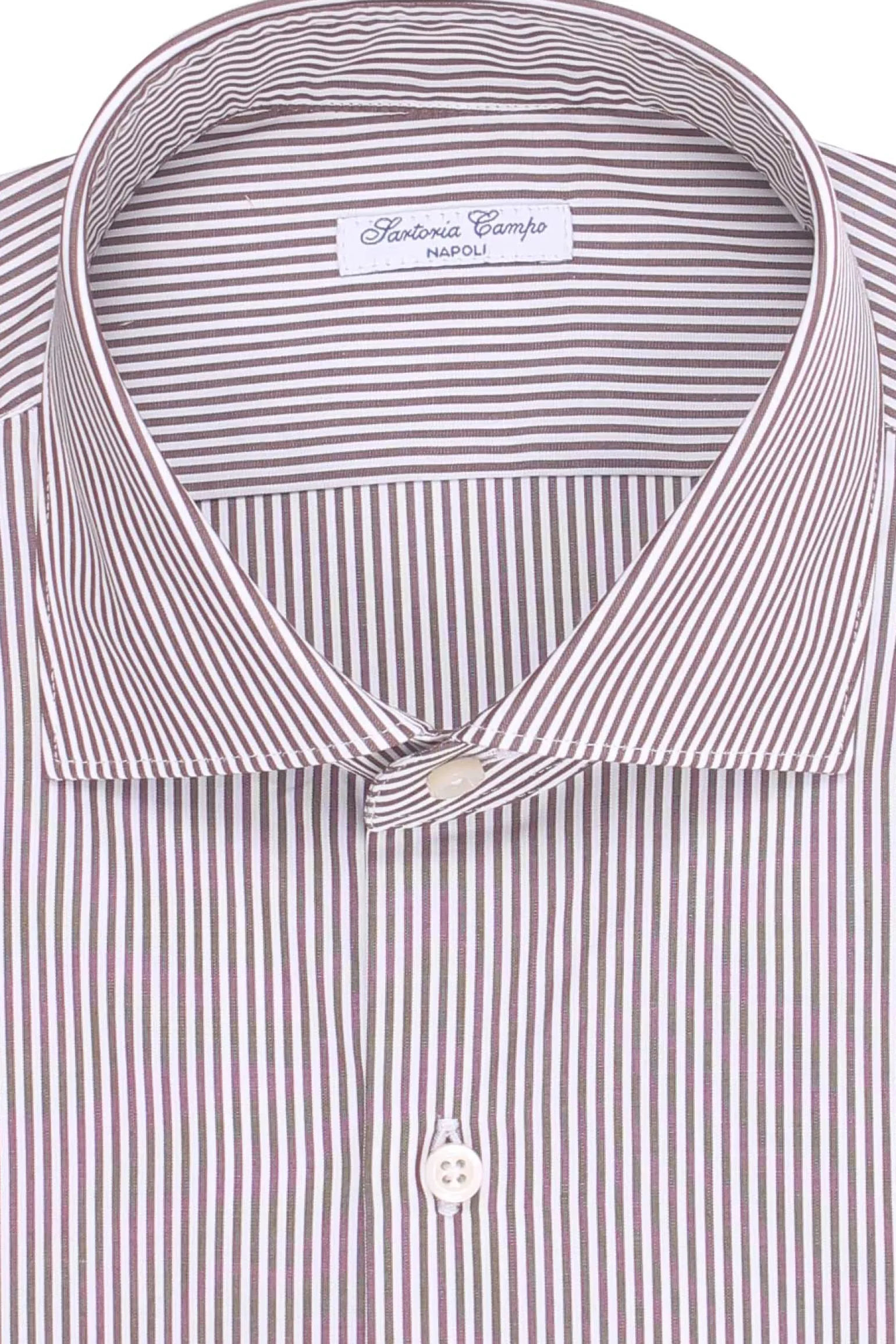 camicia in cotone a righe