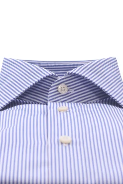camicia in cotone a righe