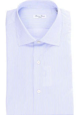 camicia in cotone a righe