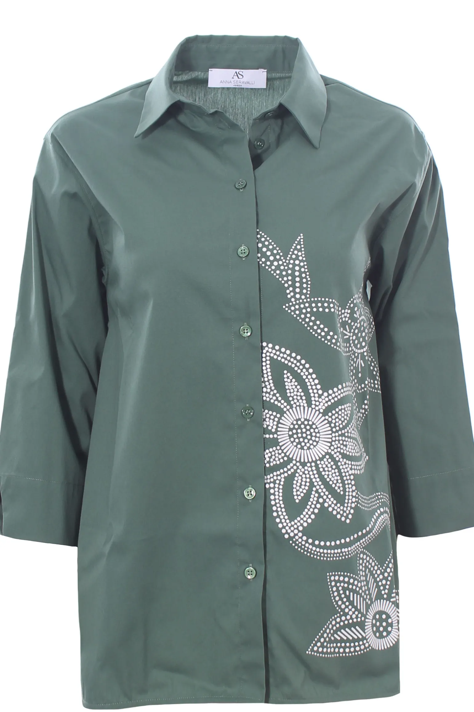 Camicia in cotone con stampa