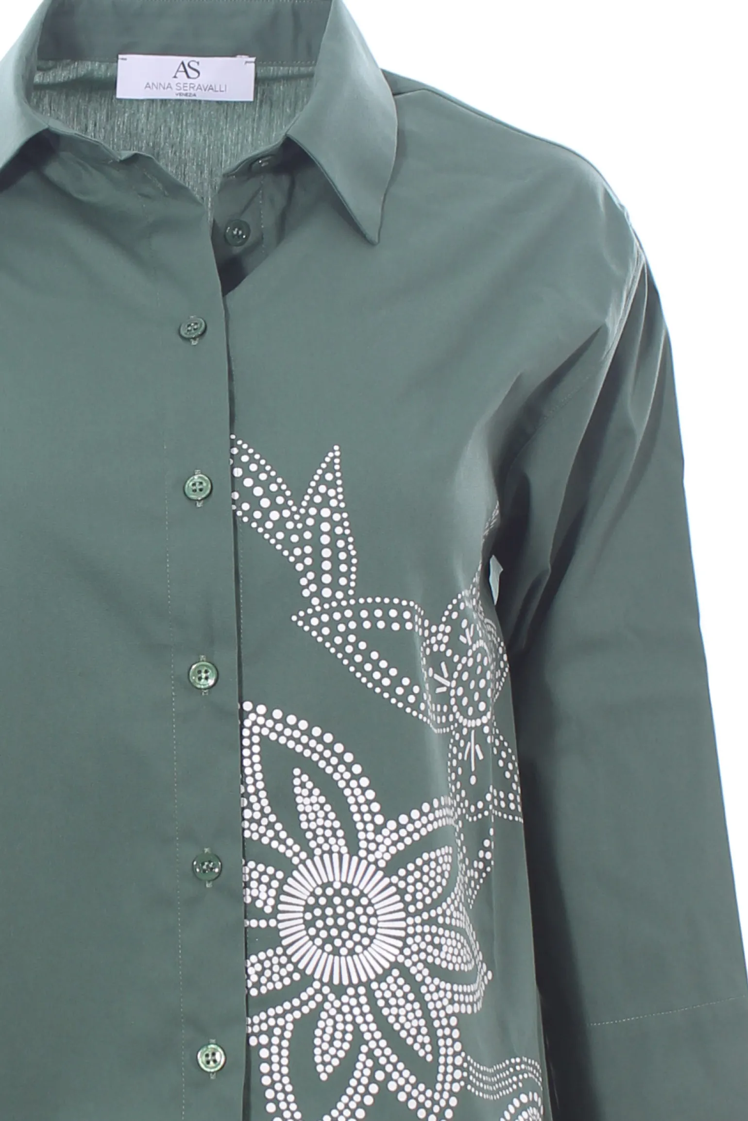 Camicia in cotone con stampa